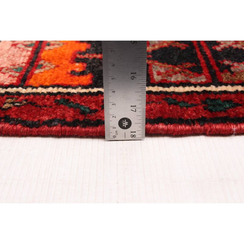 ECARPETGALLERY Hand-knotted Andelz Red Wool Rug - 4'5 x 8'2