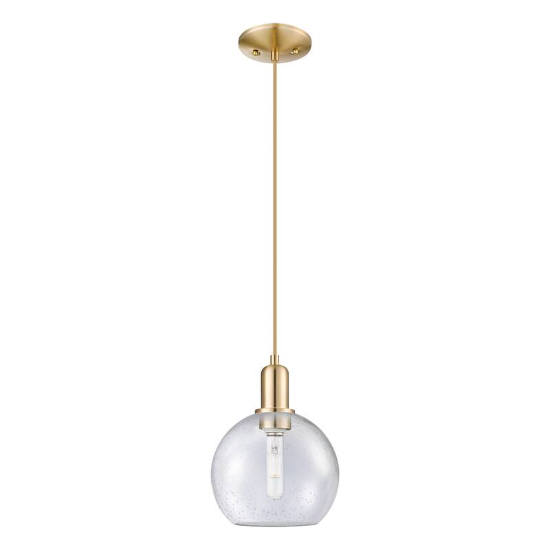 Innovations Lighting Endless Possibilities Arcadia - Athens - 1 Light 8" Cord Hung Mini Pendant - Champagne Bronze/Seedy