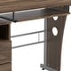 preview thumbnail 21 of 43, Pedestal 3-drawer Computer Desk with Keyboard Tray