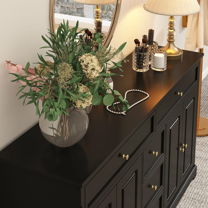 Bookcase Storage Cabinet Lacquered Buffet Sideboard Dresser