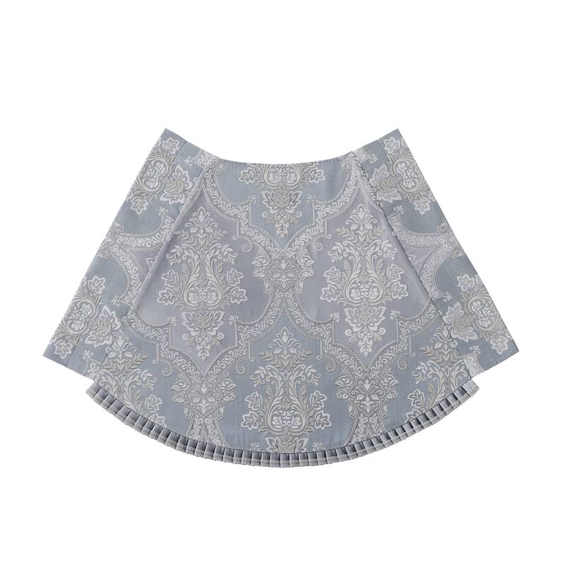 J. Queen New York Sondra Powder Blue Window Waterfall Valance