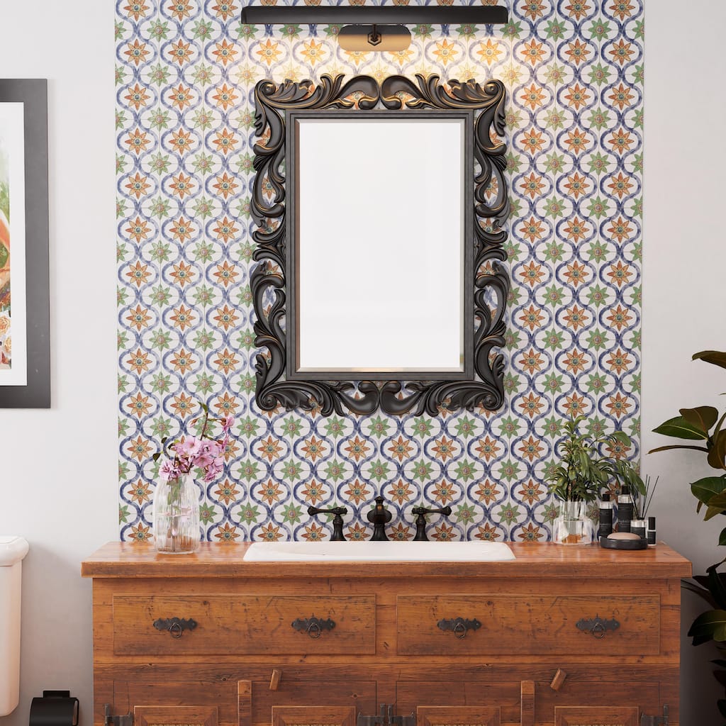 Merola Tile Sentier des Bourges 4-1/2" x 4-1/2" Porcelain Floor and Wall Tile