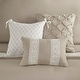 preview thumbnail 23 of 29, Madison Park Marla 7 Piece Lace Trim Comforter Set with Throw Pillows