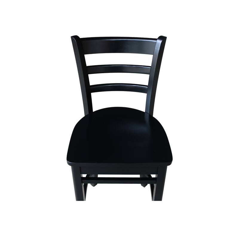 International Concepts Solid Wood Emily Dining Stool