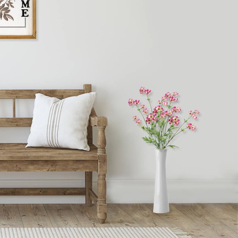 27.5" Pink Baby Cosmos Artificial Decorative Floral Spray