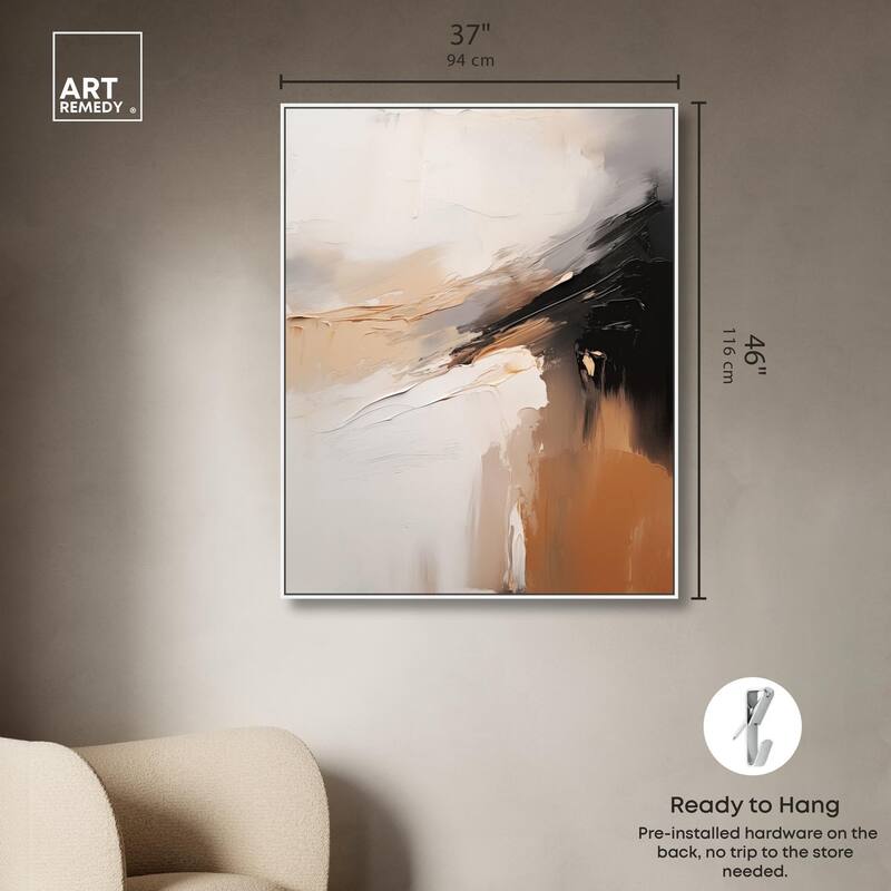Baked Clay II Canvas by Art Remedy