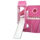 preview thumbnail 3 of 22, Wooden Full Size Loft Bed with Tent and Tower