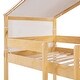 preview thumbnail 24 of 24, Wood Bunk Bed with Tent & Ladder (Espresso)