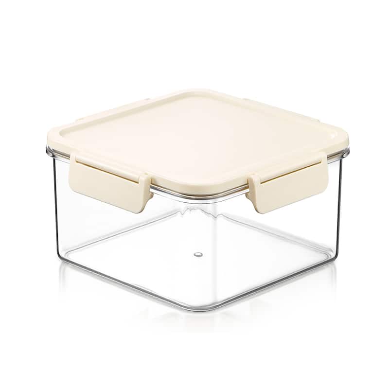 Sorbus Airtight Food Storage Container, Clear Stackable Canister for Pantry, Rice, Pasta, Cereal & Snacks - Standard Square - 1 Piece