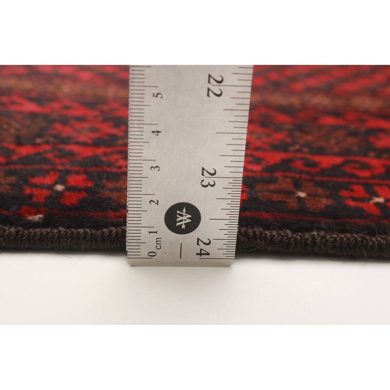 Teimani Red Rug 2'8" x 4'11" - 2'8 x 4'11