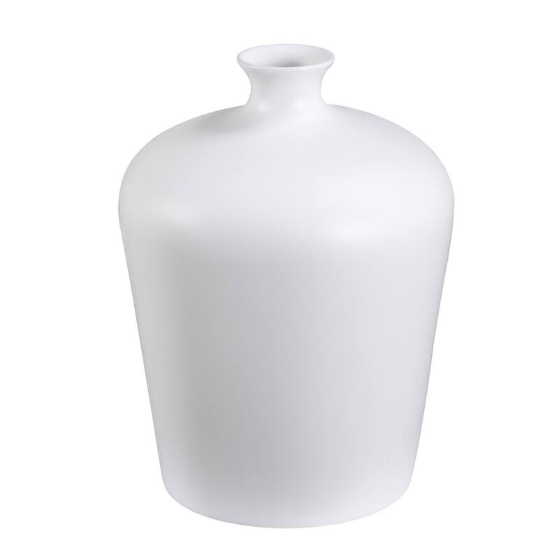Renwil Alfano Ceramic Vase, Matte White