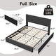 preview thumbnail 23 of 29, Platform Bed with Channel Tufted Corduroy Headboard and 4 Storage Drawers