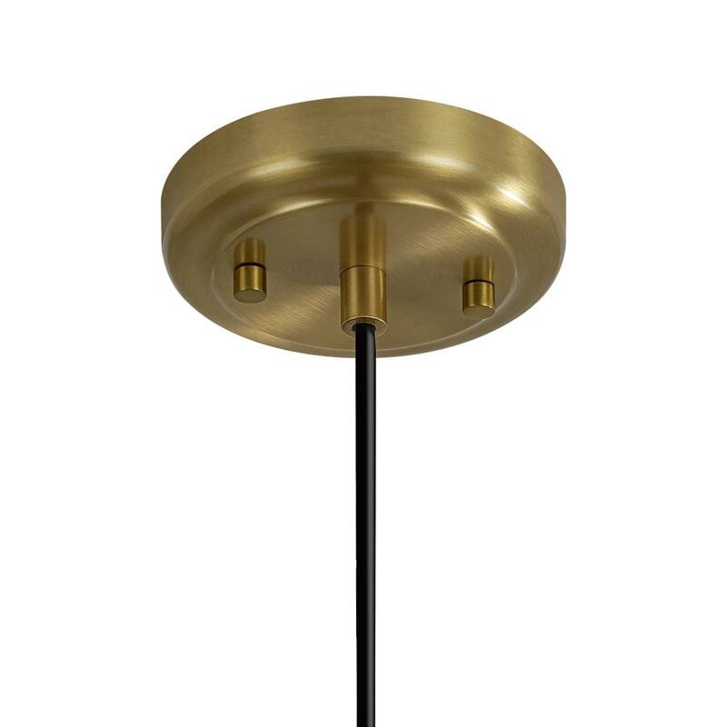 Mid-century 1-Light Metal Dome Single Pendant