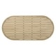 preview thumbnail 27 of 29, Christopher Knight Home - Solmere Outdoor Dining Table, Acacia Wood Frame with Slatted Oval Top & Non-Slip Foot Pads - 70.08" L