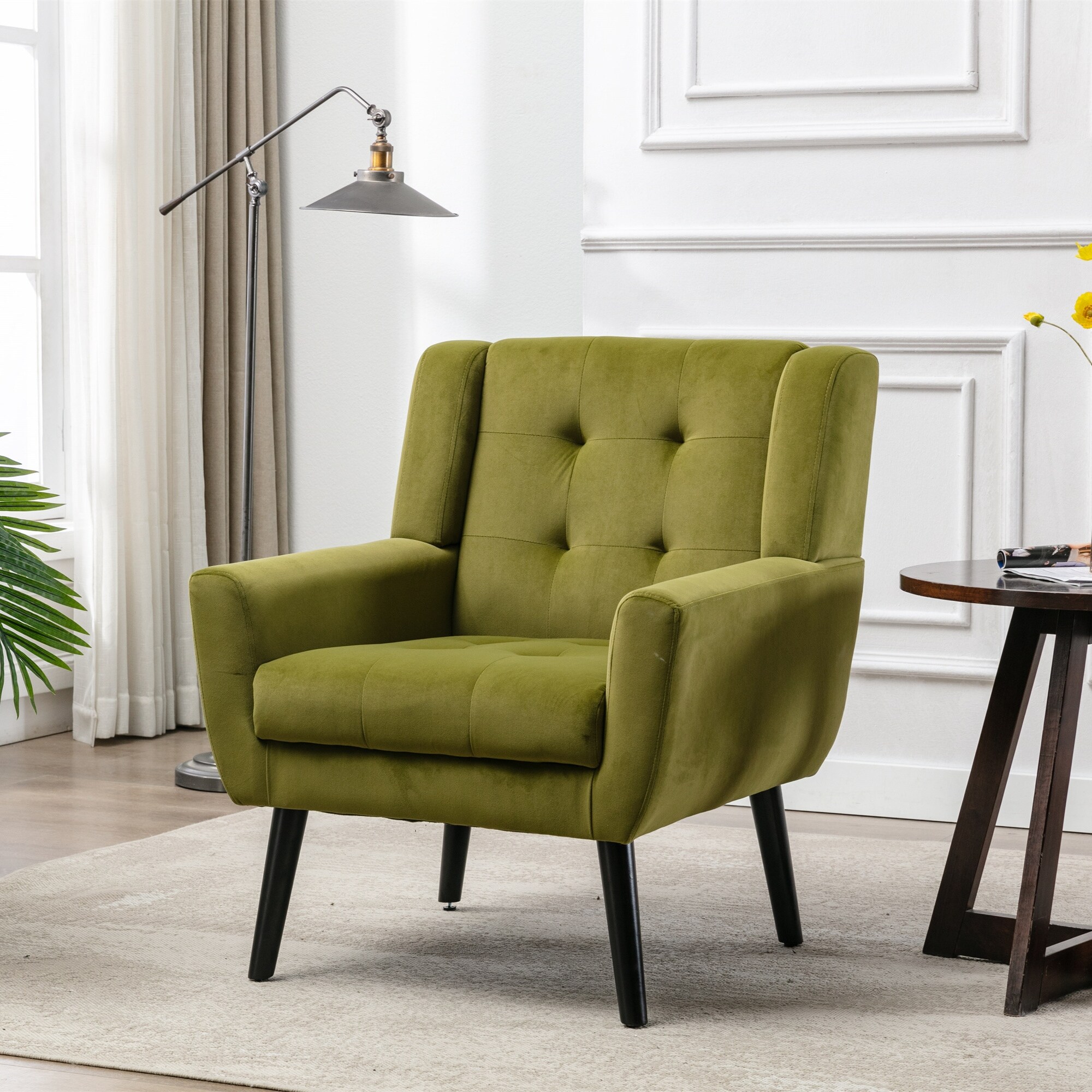 Reading chair green discount