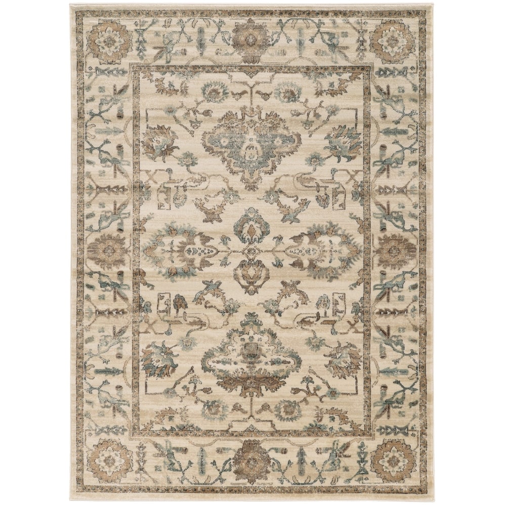 Admire Home Living Corina Traditional Oriental Vintage Area Rug