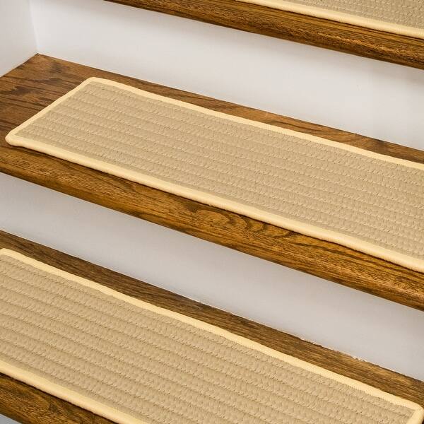 Seville Braided Machine Washable Stair Treads (SET4) Bed Bath