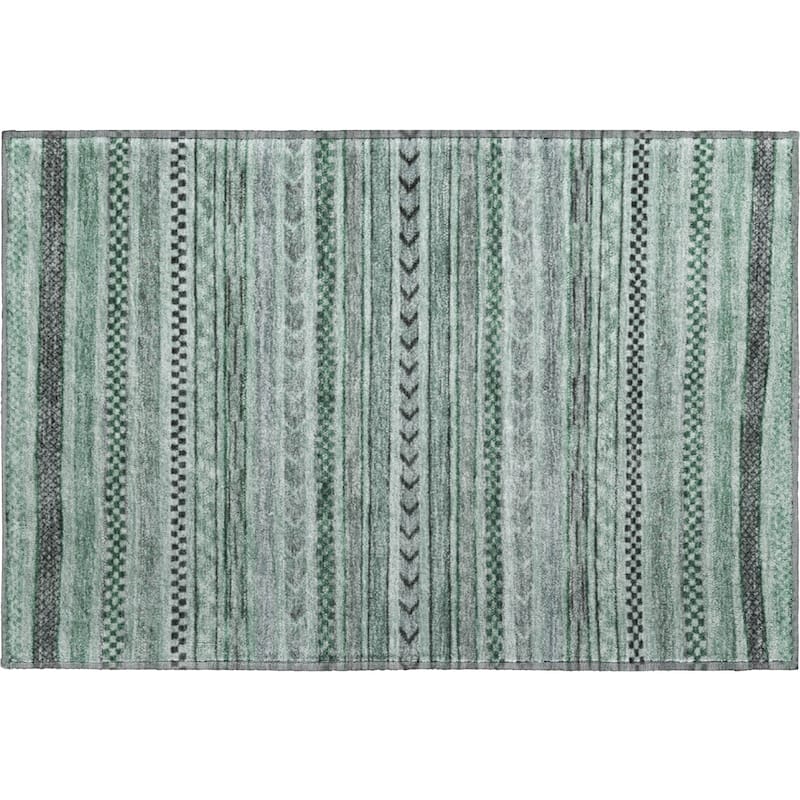Premium Washable Super Soft Boho Stripes Mayfield Rug