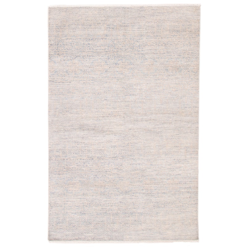 ECARPETGALLERY Hand-knotted Mystique Grey Wool Rug - 6'0 x 9'4