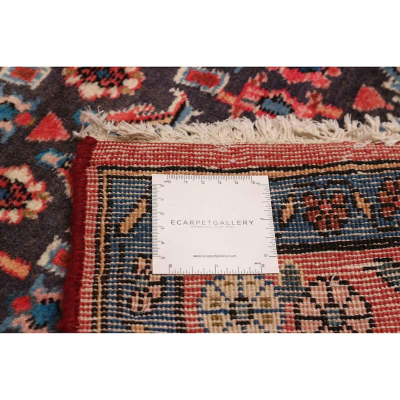 ECARPETGALLERY Hand-knotted Konya Anatolian Dark Navy Wool Rug - 4'11 x 9'10