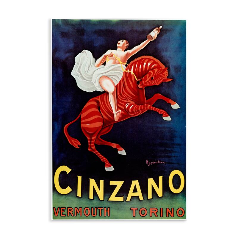 Stupell Cinzano Wine Advertisement Wall Plaque Art Design By Marcus Jules - 10 x 15
