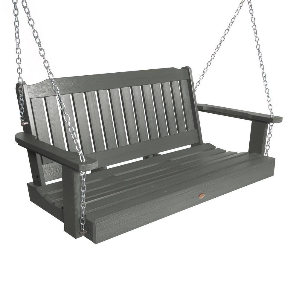 Highwood Lehigh 4-Foot Eco-friendly Synthetic Wood Porch Swing