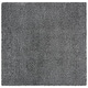 preview thumbnail 49 of 89, SAFAVIEH Evolution Shag Gwenaele Solid 1.8-inch Thick Rug 6'7" Square - Dark Grey - Square