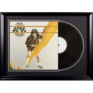AC/DC - High Voltage - Vintage Album Deluxe Framed - Bed Bath & Beyond ...