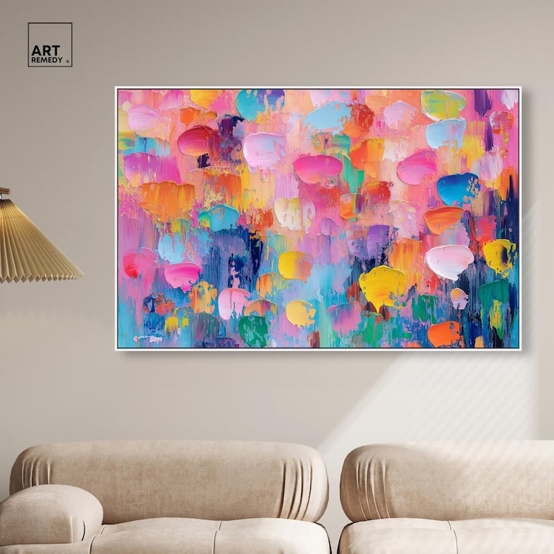 Jubilee of Colors Canvas by Art Remedy