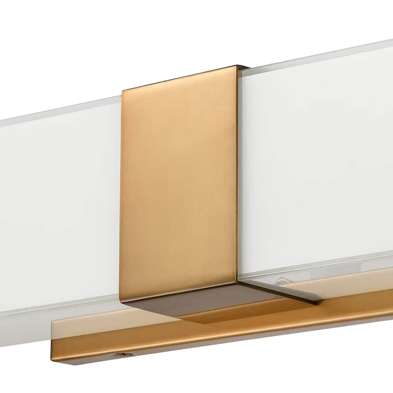 Elk Home Reciprocate Matte Black With White Glass 2 Light Vanity Light - 25''