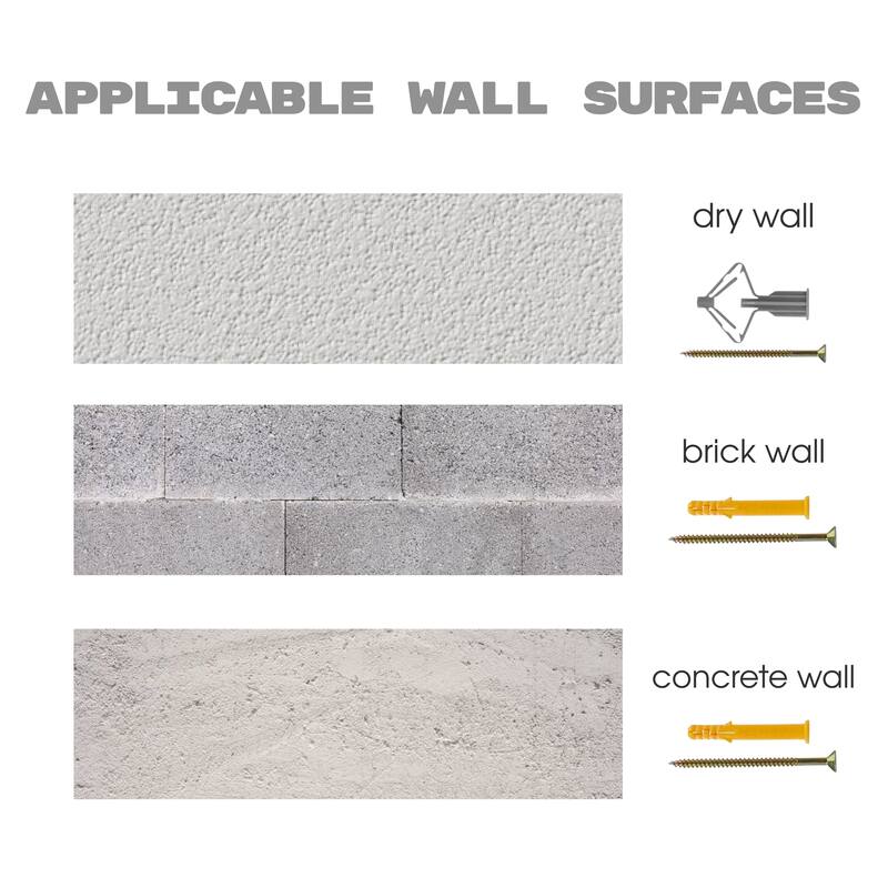 60" Fireplace Mantel Fir Wood Wall-Mounted & Floating Shelf