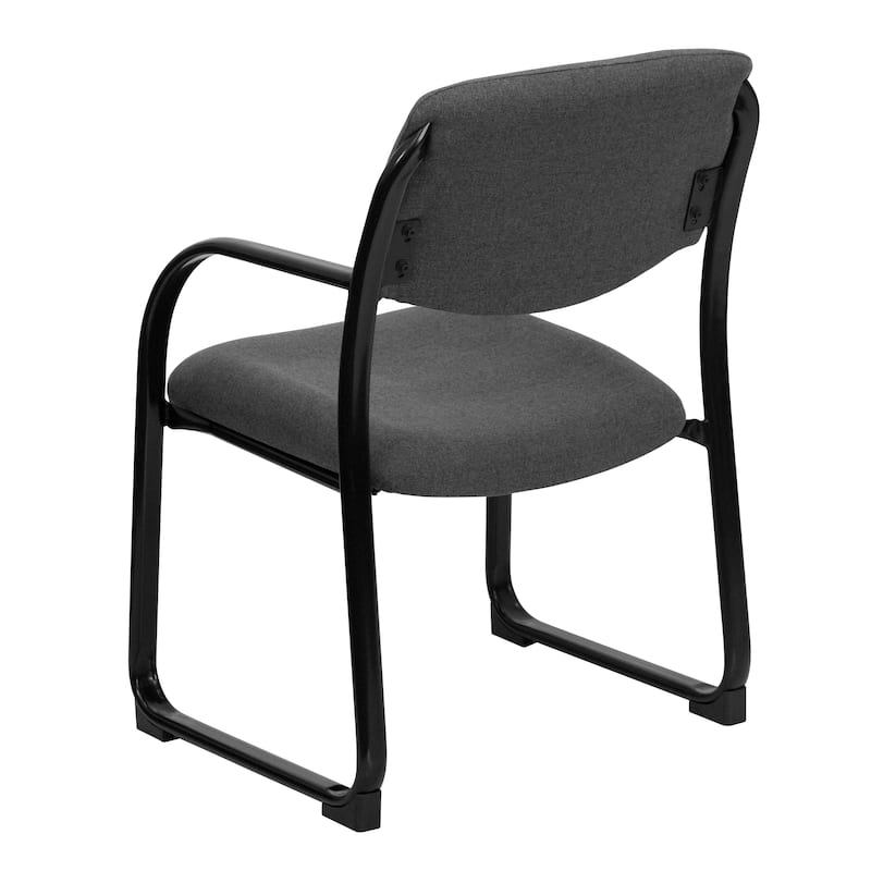 Fabric Executive Side Reception Chair with Sled Base