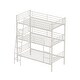 preview thumbnail 11 of 38, Industrial Style Twin Size Metal Triple Bunk Bed, Three Twin Size Beds