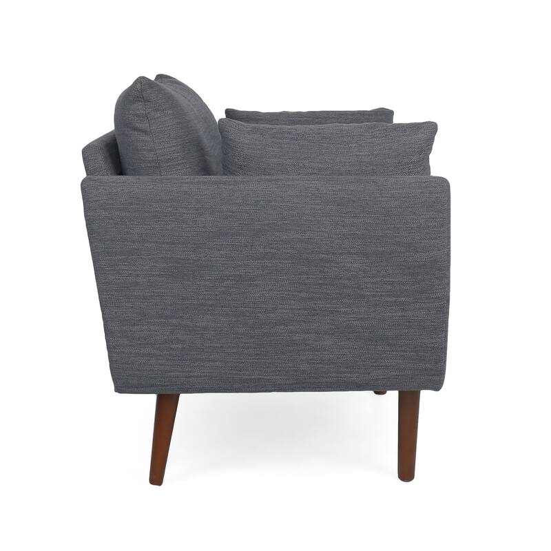 Gould Upholstered Club Chair with Accent Pillows by Christopher Knight Home