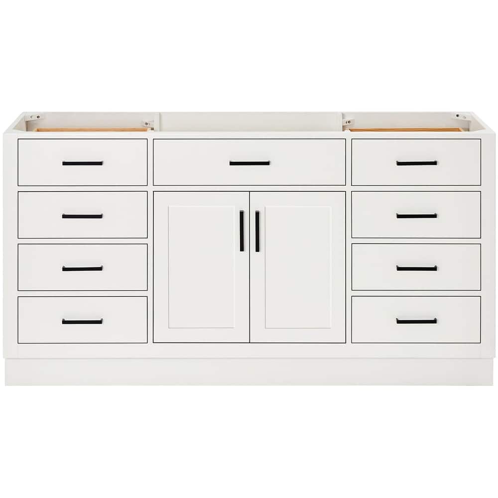 Ariel T066S-BC Hepburn 66" Single Free Standing Vanity Cabinet Only