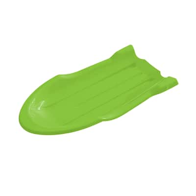 Machrus Frost Rush Snow Sled for Toddler, Kids, and Adults - Large Plastic Rocket Shaped Torpedo Snow Sled for Winter Sledding