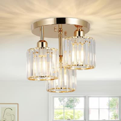 Semi Flush Mount Ceiling Light,Suitable For Bedrooms, Kitchens, Living Rooms