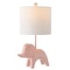 preview thumbnail 2 of 36, SAFAVIEH Kids Lighting 20" Ellie Elephant Lamp - 11.5"x10"x20"