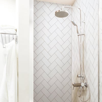 Merola Tile Castillo Matte White 3" x 6" Ceramic Wall Tile