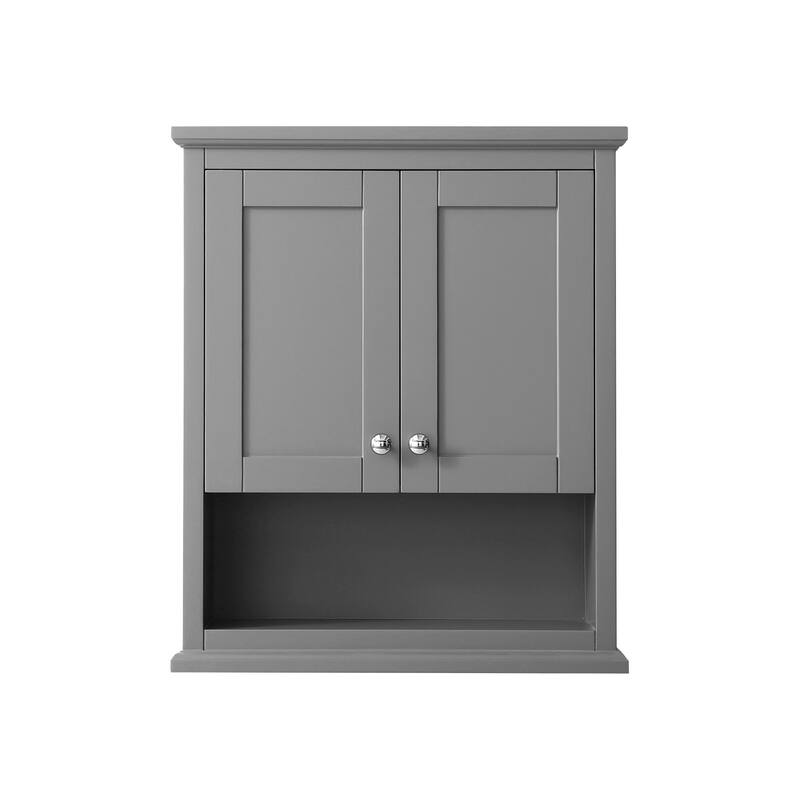 Wyndham Collection Avery 30" Wood Wall Mounted Bathroom Cabinet