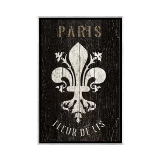 iCanvas "Refurbished Fleur de Lis" by Wild Apple Portfolio Framed - Bed ...