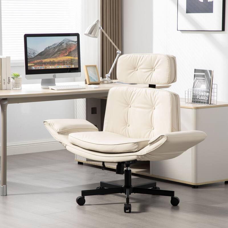 Swivel Task Office Chairs,Accent Chair With Adjustable Armrests And Headrest