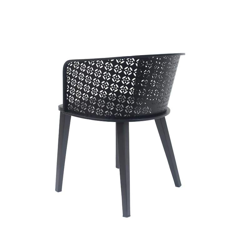 Christopher Knight Home - Milan Durable Outdoor Dining Chair Set for Stylish Gatherings