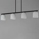 preview thumbnail 11 of 9, Maxim 21236 Scoop 4 Light 46" Wide Linear Pendant