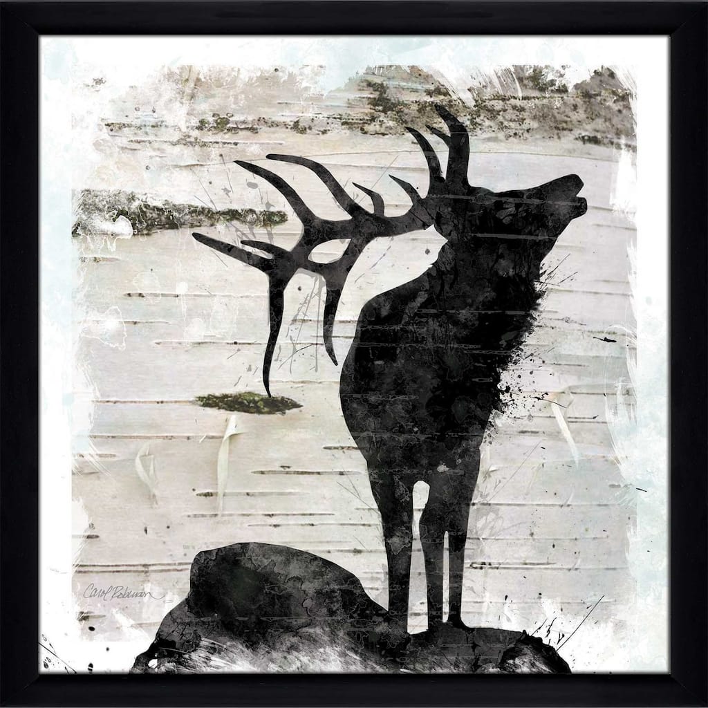 "Birchbark Elk" by Carol Robinson Print on Acrylic.