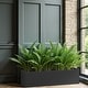 preview thumbnail 13 of 49, Dovelina Modern Metal Rectangular Planter- Elevate Your Space, Indoors & Outdoors