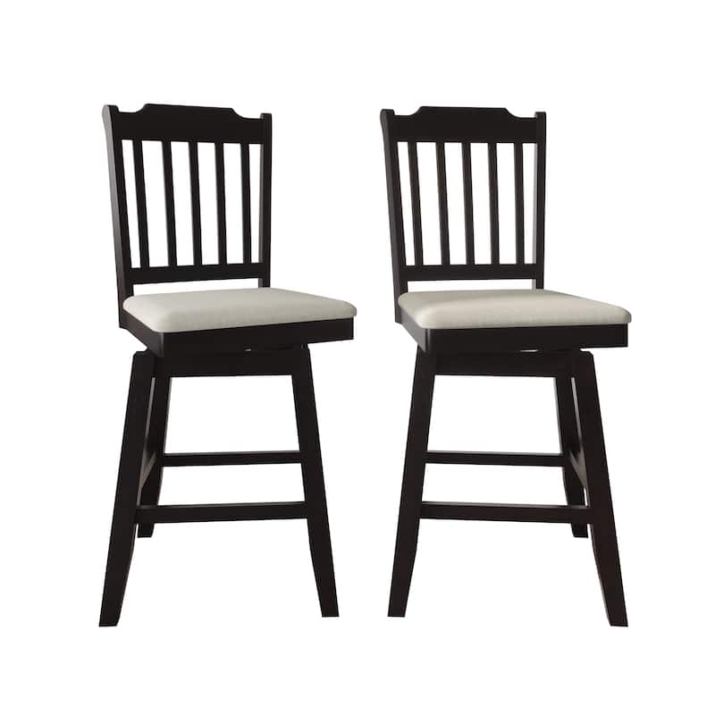 CraftPorch Classic Swivel Counter Chairs with Round Table