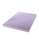 preview thumbnail 9 of 7, 4 Inch Egg Crate Memory Foam Mattress Topper with Soothing Lavender Infusion - Crown Comfort