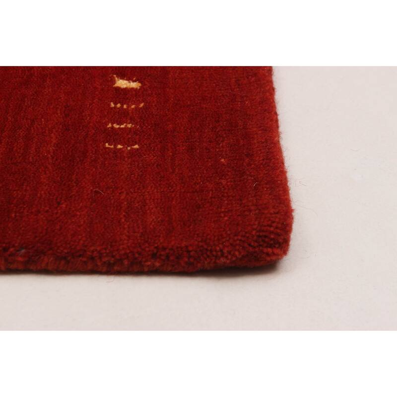 Kashkuli Gabbeh Red Rug 3'11" x 5'11" - 3'11 x 5'11