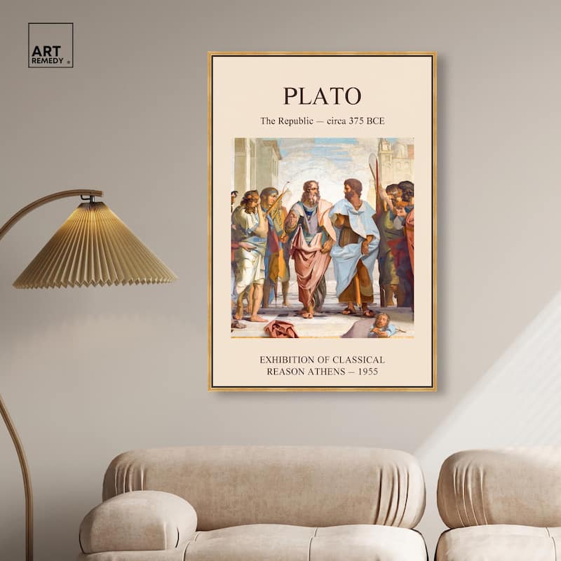 World of Plato's Republic Canvas by Art Remedy